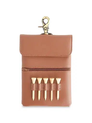 Royce New York Royce New York Golf Accessory Bag - Tan | Thumbnail 1