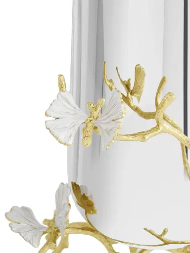 Michael Aram Butterfly Ginkgo Gold Vase - Gold - Size Large | Thumbnail 3