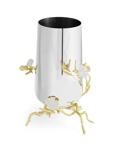 Michael Aram Butterfly Ginkgo Gold Vase - Gold - Size Large | Thumbnail 1