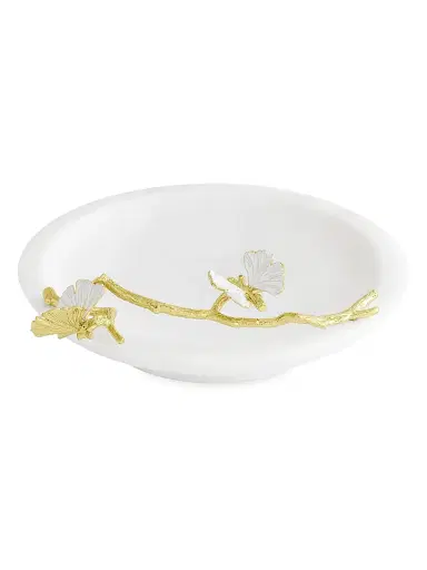 Michael Aram Butterfly Ginkgo Gold Trinket Dish | Thumbnail 3
