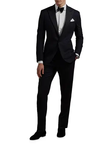 Ralph Lauren Purple Label Men's Gregory Wool Single-Breasted Suit - Navy - Size 50 | Thumbnail 2 Ralph Lauren Purple Label Men's Gregory Wool Single-Breasted Suit - Navy - Size 50 | Thumbnail 2