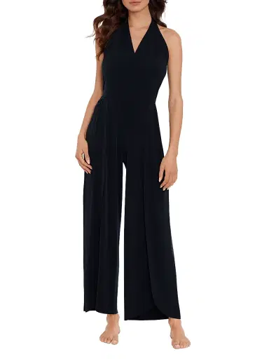 Magicsuit Women's Halter Cover-Up Jumpsuit - Black - Size Large | Thumbnail 3 Magicsuit Women's Halter Cover-Up Jumpsuit - Black - Size Large | Thumbnail 3