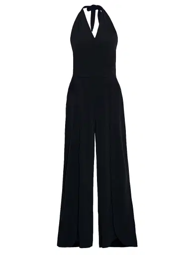 Magicsuit Women's Halter Cover-Up Jumpsuit - Black - Size Large | Thumbnail 1 Magicsuit Women's Halter Cover-Up Jumpsuit - Black - Size Large | Thumbnail 1