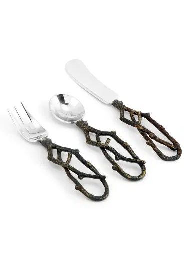 Michael Aram Twig Hor D'oeuvres 3-Piece Set | Thumbnail 2