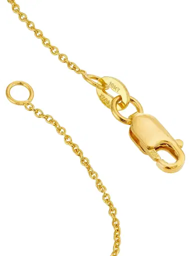 Roberto Coin Women's Tiny Treasures 18K Gold & Diamond Palm Tree Necklace - Yellow Gold | Thumbnail 3