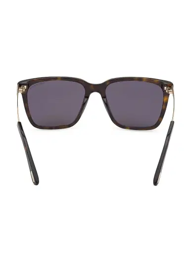 TOM FORD Men's 54MM Square Acetate Sunglasses - Havana | Thumbnail 5 TOM FORD Men's 54MM Square Acetate Sunglasses - Havana | Thumbnail 5