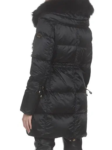 Gorski Women's Apres-Ski Jacket with Toscana Tuxedo - Black - Size Large | Thumbnail 5