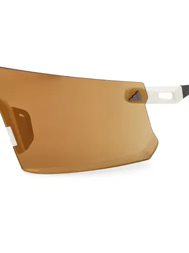 Adidas Men's Shield Sunglasses - White Brown Mirror | Thumbnail 4