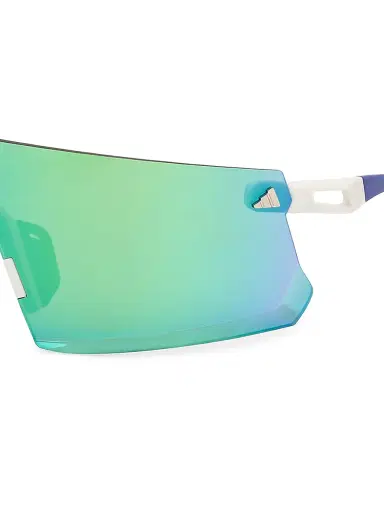 Adidas Men's Shield Sunglasses - White Brown Mirror | Thumbnail 5