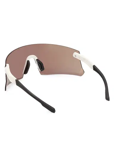 Adidas Men's Shield Sunglasses - White Brown Mirror | Thumbnail 8