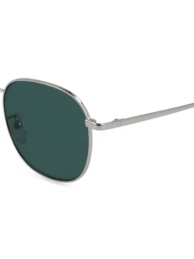 Paul Smith Men's Arnold 51MM Oval Sunglasses - Silver | Thumbnail 1