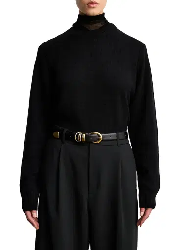 Déhanche Women's Hollyhock Leather D-Ring Belt | Thumbnail 2 Déhanche Women's Hollyhock Leather D-Ring Belt | Thumbnail 2