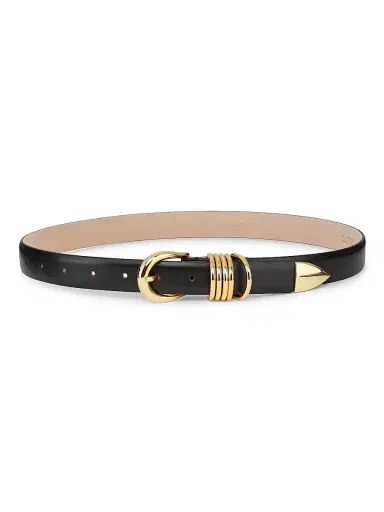 Déhanche Women's Hollyhock Leather D-Ring Belt | Thumbnail 1 Déhanche Women's Hollyhock Leather D-Ring Belt | Thumbnail 1