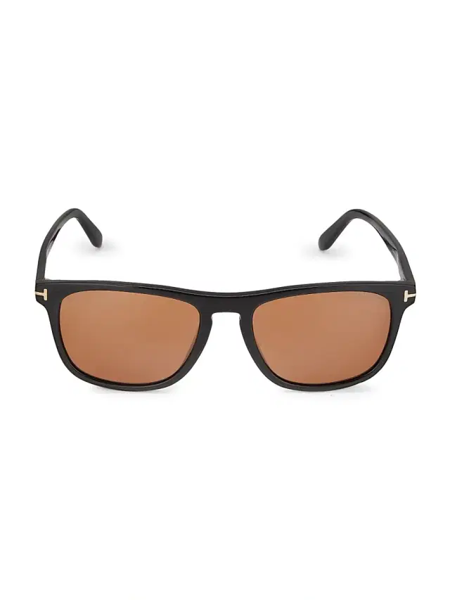Men's Gerard-02 Acetate Square Sunglasses - Black Men's Gerard-02 Acetate Square Sunglasses - Black