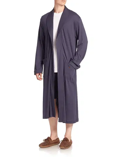 Hanro Night And Day Long Sleeve Robe | Thumbnail 2 Hanro Night And Day Long Sleeve Robe | Thumbnail 2