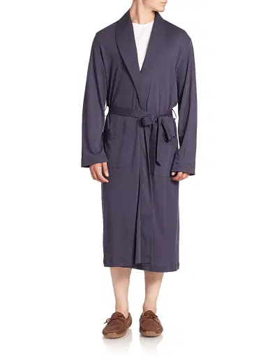 Hanro Night And Day Long Sleeve Robe | Thumbnail 3 Hanro Night And Day Long Sleeve Robe | Thumbnail 3