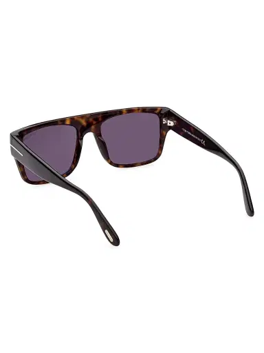 TOM FORD Men's Dunning-02 55MM Rectangular Sunglasses - Shiny Brown | Thumbnail 5 TOM FORD Men's Dunning-02 55MM Rectangular Sunglasses - Shiny Brown | Thumbnail 5