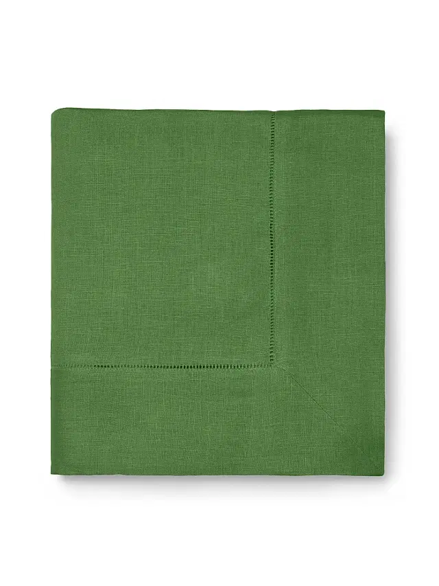 Sferra Festival Oblong Tablecloth - Emerald 66 x 106