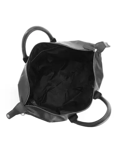 Royce New York Small Pebble Grain Duffel Bag | Thumbnail 6