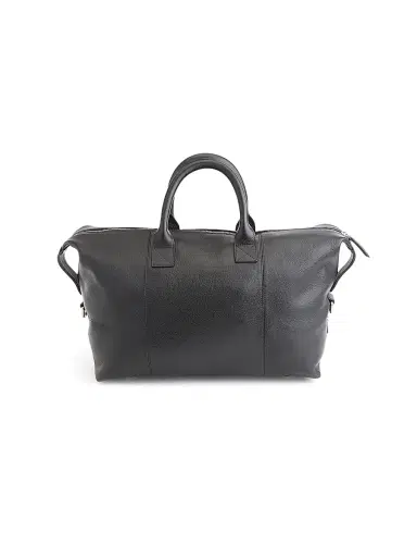 Royce New York Small Pebble Grain Duffel Bag | Thumbnail 8