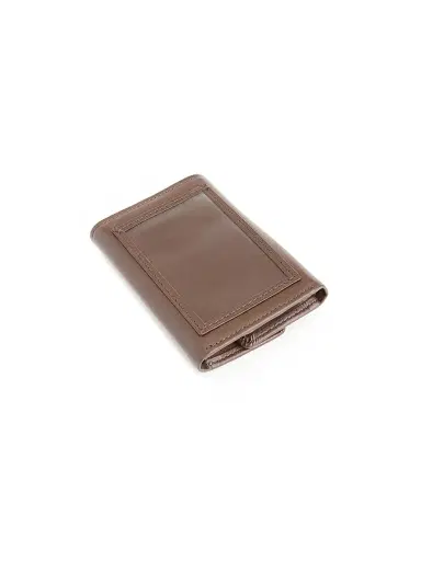 Royce New York Men's Key Carrying Case Wallet - Brown | Thumbnail 3