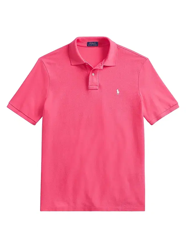 Polo Ralph Lauren Men's Mesh Classic-Fit Polo Shirt - Hot Pink Cream