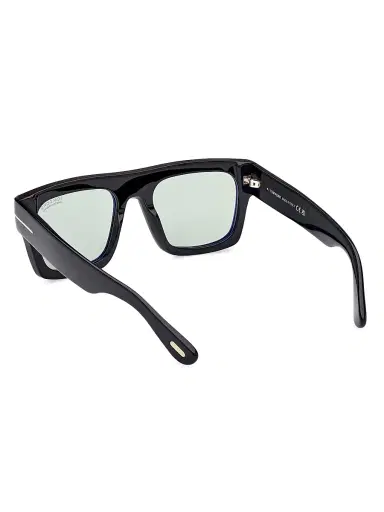 Tom Ford Men's Fausto 53MM Square Sunglasses - Shiny Black | Thumbnail 4 Tom Ford Men's Fausto 53MM Square Sunglasses - Shiny Black | Thumbnail 4