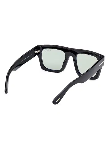 Tom Ford Men's Fausto 53MM Square Sunglasses - Shiny Black | Thumbnail 6 Tom Ford Men's Fausto 53MM Square Sunglasses - Shiny Black | Thumbnail 6