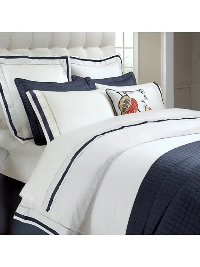 DownTown Company Hotel Lace Sham - Gray King