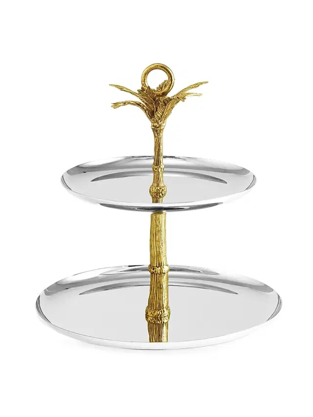 Michael Aram Palm 2-Tier Etagere