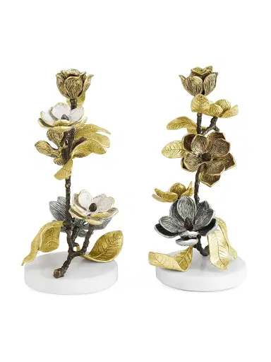 Michael Aram Vintage Bloom 2-Piece Candleholder Set | Thumbnail 2