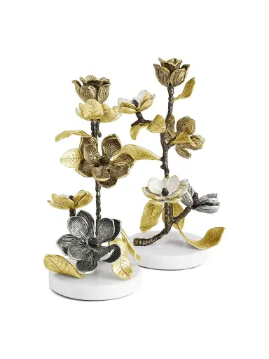 Michael Aram Vintage Bloom 2-Piece Candleholder Set | Thumbnail 3