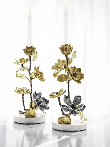 Michael Aram Vintage Bloom 2-Piece Candleholder Set | Thumbnail 6