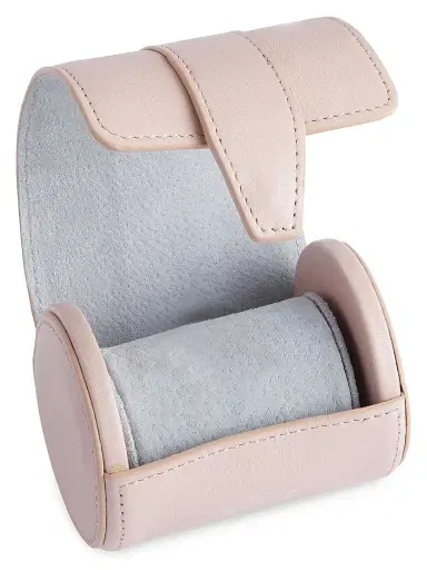 Royce New York Women's Single Leather Travel Watch Roll | Thumbnail 2