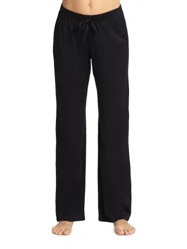 Hanro Women's Cotton Deluxe Lounge Pants - Black - Size XL | Thumbnail 3 Hanro Women's Cotton Deluxe Lounge Pants - Black - Size XL | Thumbnail 3
