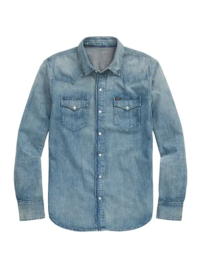 Polo Ralph Lauren Men's Icon Western Denim Shirt - Western