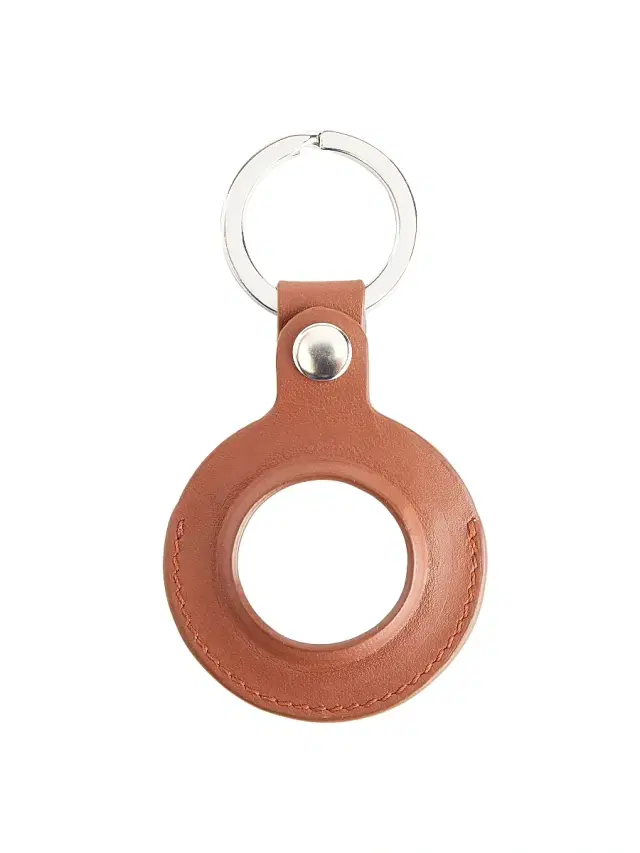 Royce New York Leather Air Tag Sleeve Brown