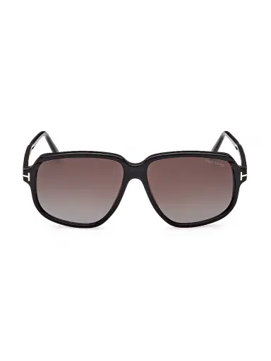 TOM FORD Men's Anton 59MM Square Sunglasses - Black Brown | Thumbnail 2 TOM FORD Men's Anton 59MM Square Sunglasses - Black Brown | Thumbnail 2