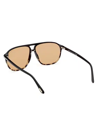 Tom Ford Men's Bruce 61MM Navigator Sunglasses - Tokyo Tortoise | Thumbnail 4 Tom Ford Men's Bruce 61MM Navigator Sunglasses - Tokyo Tortoise | Thumbnail 4