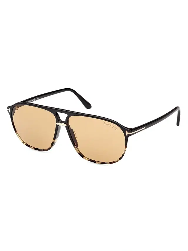 Tom Ford Men's Bruce 61MM Navigator Sunglasses - Tokyo Tortoise