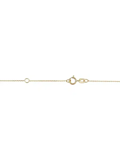 Oradina Women's 14K Yellow Solid Gold Botticelli Drop Necklace - Yellow Gold | Thumbnail 4 Oradina Women's 14K Yellow Solid Gold Botticelli Drop Necklace - Yellow Gold | Thumbnail 4