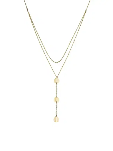 Oradina Women's 14K Yellow Solid Gold Botticelli Drop Necklace - Yellow Gold | Thumbnail 1 Oradina Women's 14K Yellow Solid Gold Botticelli Drop Necklace - Yellow Gold | Thumbnail 1