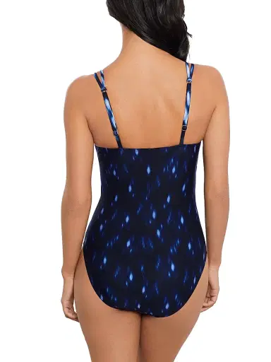 Magicsuit Women's Indio Saki Tie-Waist One-Piece Swimsuit - Black Multi - Size 16 | Thumbnail 3 Magicsuit Women's Indio Saki Tie-Waist One-Piece Swimsuit - Black Multi - Size 16 | Thumbnail 3