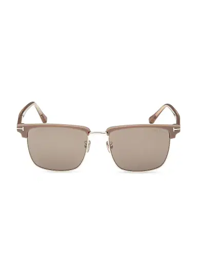Tom Ford Men's 57MM Square Acetate Sunglasses | Thumbnail 2