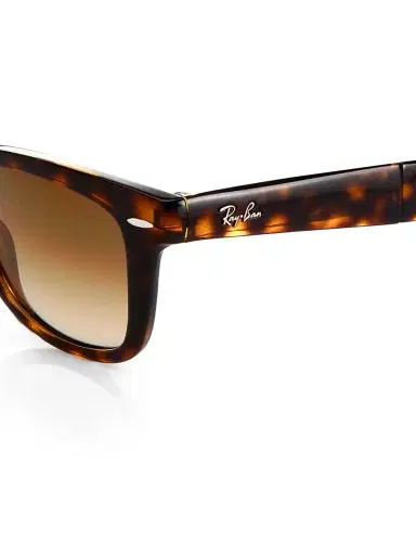 Ray-Ban RB4105 Folding Wayfarer Sunglasses - Tortoise | Thumbnail 4 Ray-Ban RB4105 Folding Wayfarer Sunglasses - Tortoise | Thumbnail 4