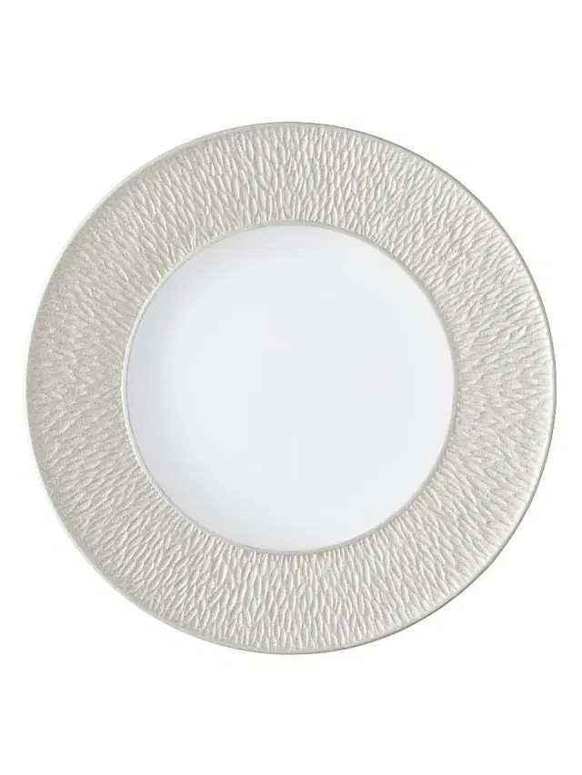 Raynaud Minéral Irisé Buffet Plate - Pearl Grey