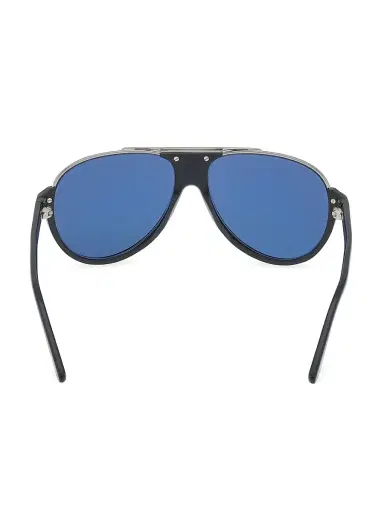 Tom Ford Men's 59MM Dimitry Pilot Sunglasses - Shiny Grey Blue | Thumbnail 6 Tom Ford Men's 59MM Dimitry Pilot Sunglasses - Shiny Grey Blue | Thumbnail 6