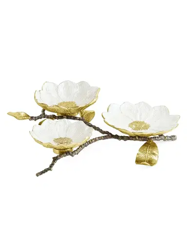 Michael Aram Vintage Bloom Triple Dish | Thumbnail 1