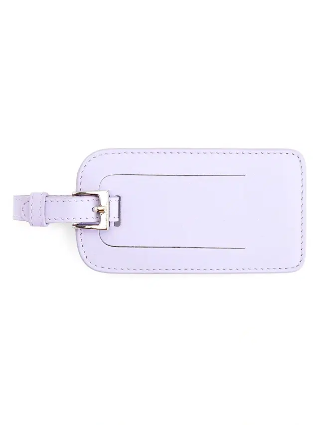 Royce New York Signature Luggage Tag - Lavender