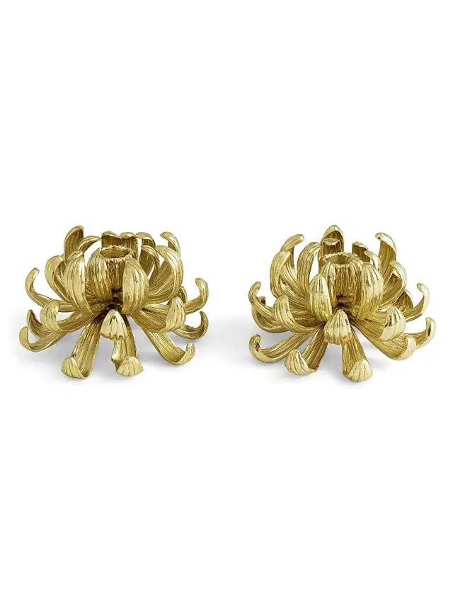 Michael Aram Dahlia 2-Piece Candle Holder Set